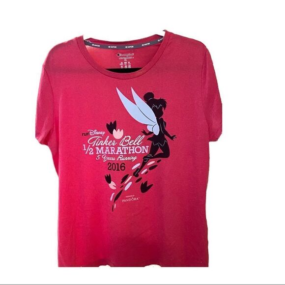 Champion Tinker bell half 1/2 marathon 2016 shirt - Picture 1 of 9
